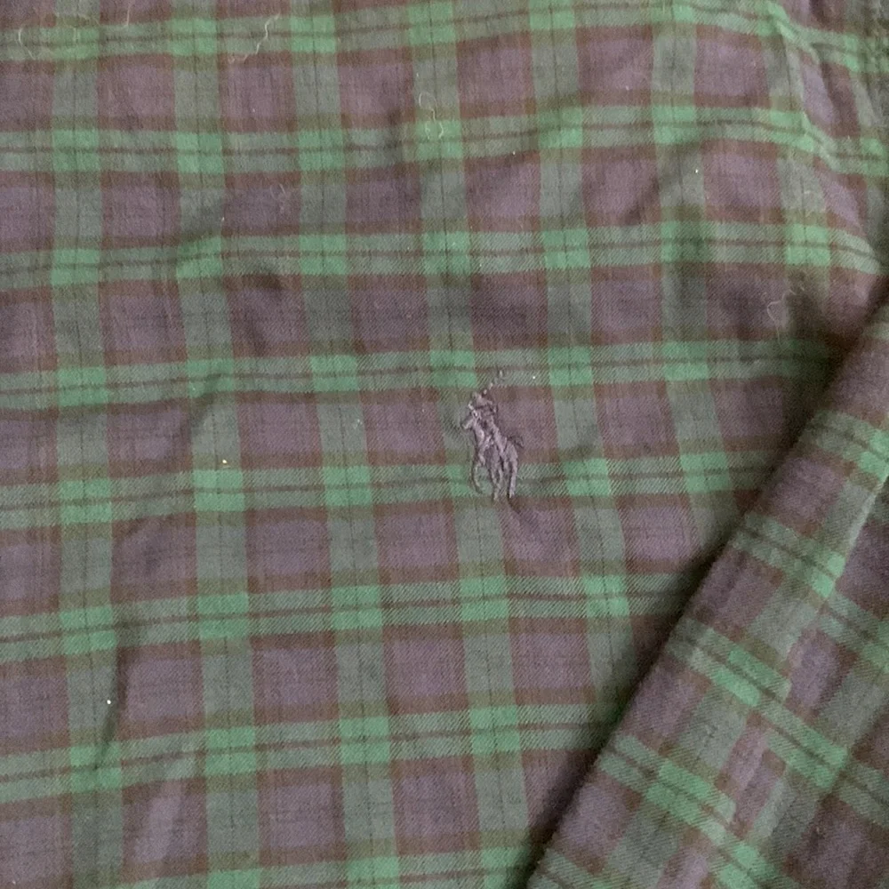 Plaid Polo Button Down Shirt
